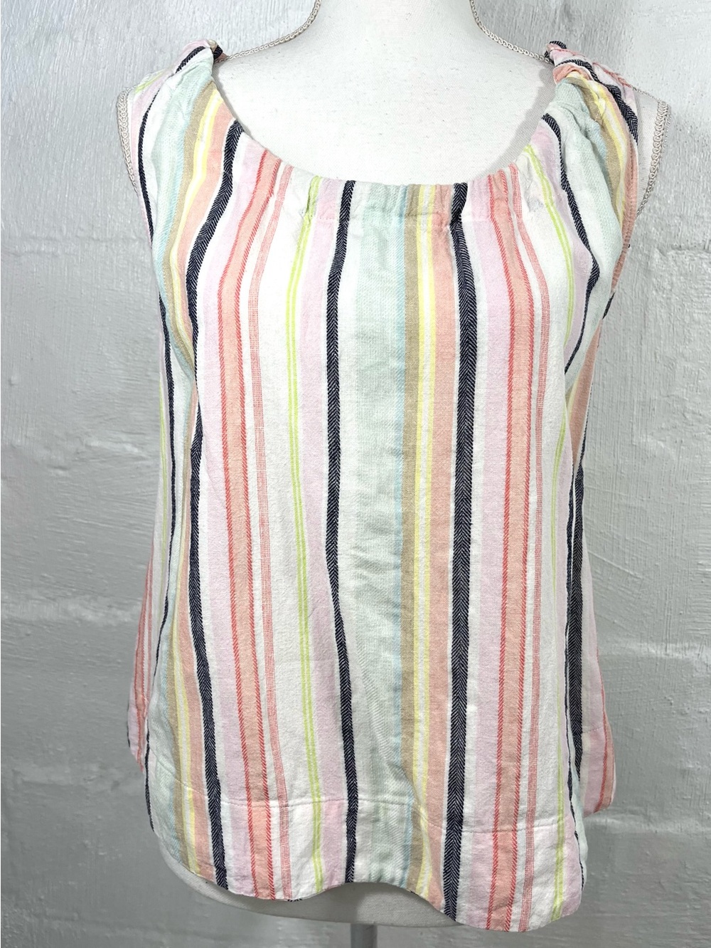 ZAC & RACHEL LINEN BLEND SLEEVELESS TOP
